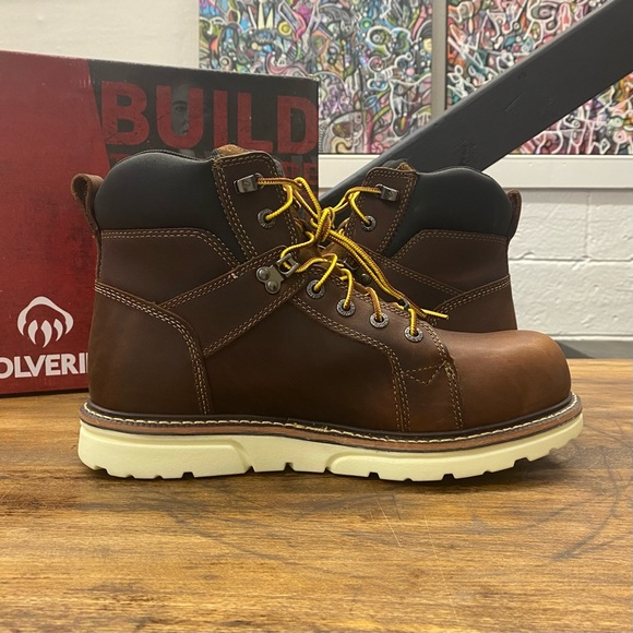 Wolverine I-90 Wedge CM Work Boots 11.5 Mens - Picture 4 of 10